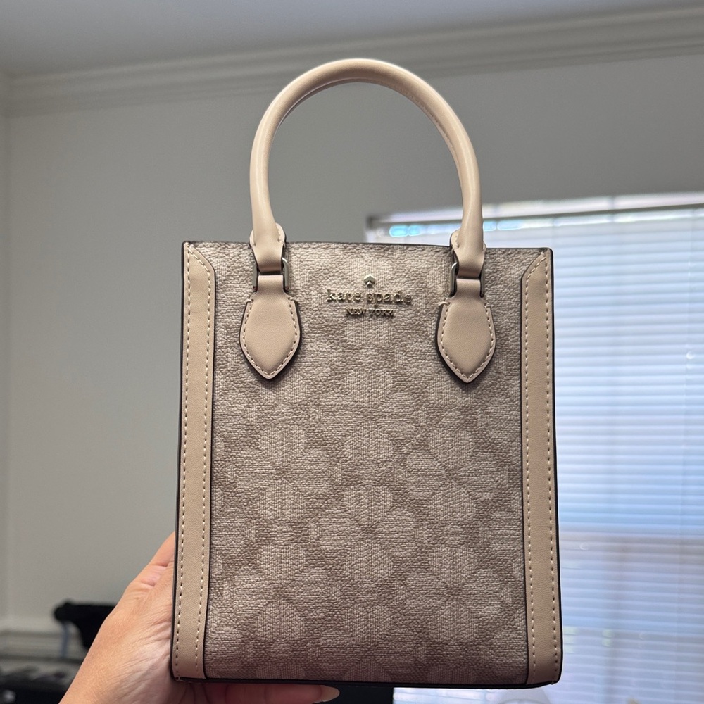 New! Kate Spade Taupe Mini bag